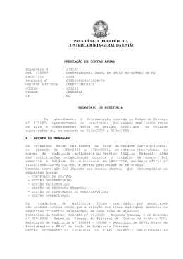 presidência da república controladoria