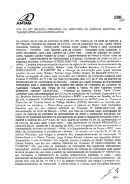 ata da 67ª reunião ordinária da diretoria da agência