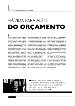 H&aacute; vida para al&eacute;m... do or&ccedil;amento