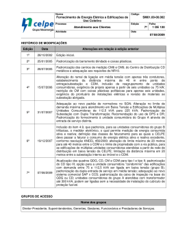 (Fornecimento a m&uacute;ltiplas unidades consumidoras) 2009