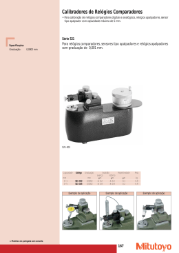 Calibradores de Relógios Comparadores