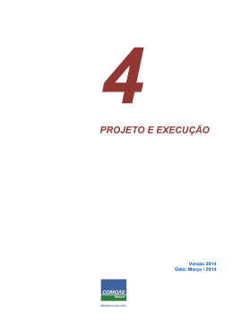 4 projeto e execu&ccedil;&atilde;o