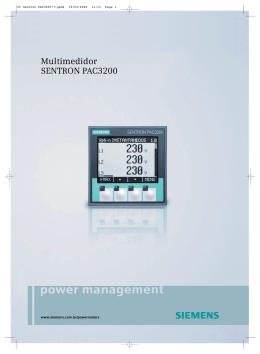 Multimedidor – Sentron PAC3200