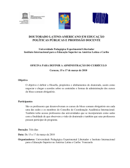 doutorado latino-americano em educa&ccedil;&atilde;o pol&iacute;ticas p&uacute;blicas