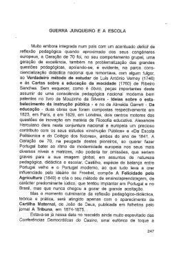 Guerra Junqueiro e a escola