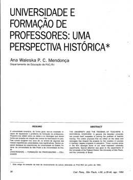 PRoFEssoREsz ulvlAf PERSPECTIVA HISToRlcA*