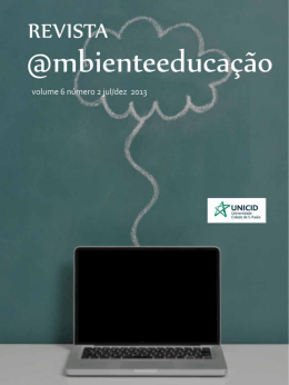 &Aacute;rea tem&aacute;tica deste n&uacute;mero - Cruzeiro do Sul Educacional