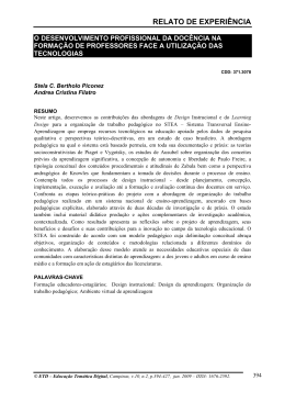 Imprimir artigo - Faculdade de Educa&ccedil;&atilde;o
