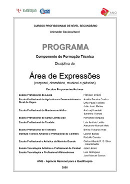 PROGRAMA &Aacute;rea de Express&otilde;es
