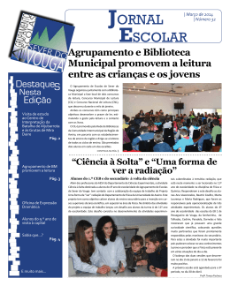 Nº32 Mar.2014 - Agrupamento de Escolas de Sever do Vouga