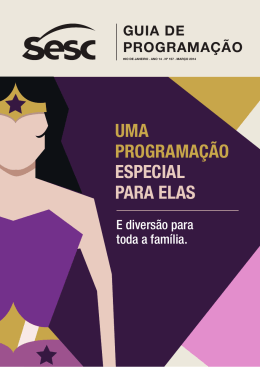 UMA PROGRAMA&Ccedil;&Atilde;O ESPECIAL PARA ELAS