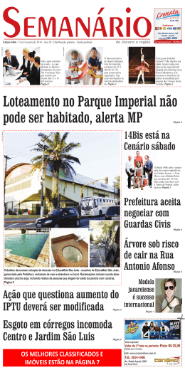 Edição 1066, de 7 de Fevereiro de 2014