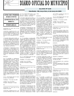 Edi&ccedil;&atilde;o 2139 - Prefeitura Municipal de Uberl&acirc;ndia