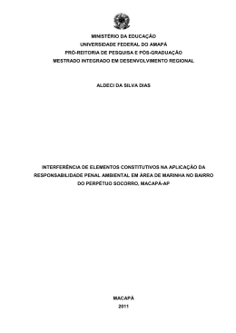 Interfer&ecirc;ncia de Elementos Constitutivos na Aplica&ccedil;&atilde;o da