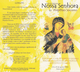 CONVITE - Escola T&eacute;cnica Redentorista