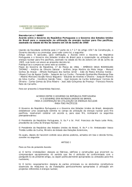 Acordo entre o Governo da República Portuguesa e o Governo dos
