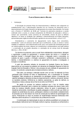 Os domínios da autonomia, para os quais foram estabelecidos