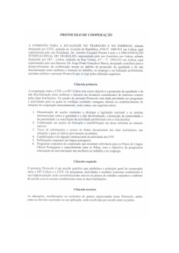 CITE- Comissão para a Igualdade no Trabalho e no Emprego