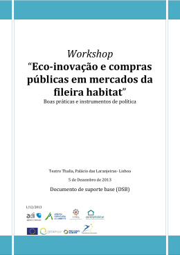 Documento de suporte base - ANI &ndash; Ag&ecirc;ncia Nacional de Inova&ccedil;&atilde;o