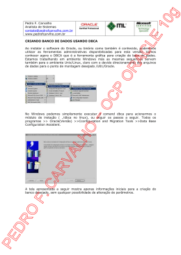 Criando um Banco de Dados