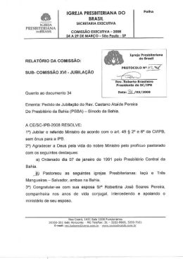 Doc. XLV - Quanto ao documento 34 - Ementa: Pedido