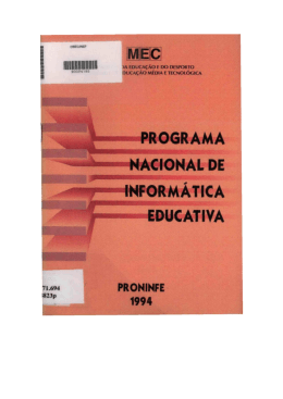 programa nacional de informática educativa