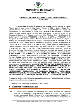 edital retificado e regulamento do concurso p&uacute;blico guap&oacute;