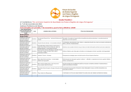 Consulte aqui a informação sobre as Sessões Paralelas