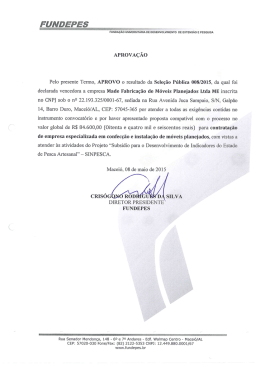 APROVA&Ccedil;&Atilde;O - Fundepes