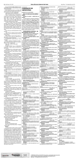 coordena&ccedil;&atilde;o das subprefeituras - BIZ