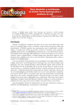 Deus absolvido - Ciberteologia