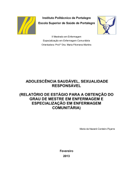 Relatório de Estágio