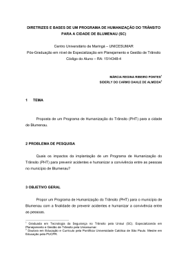 DIRETRIZES E BASES DE UM PROGRAMA DE