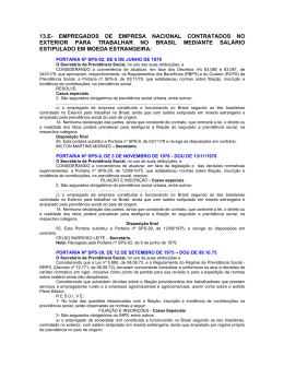 13.e- empregados de empresa nacional contratados no exterior