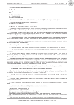 3. A nota da prova objetiva será obtida pela fórmula: PO
