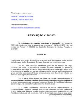 Resolu&ccedil;&atilde;o n&ordm; 28/2003