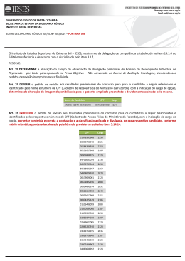 Portaria 008 - IESES - Instituto de Estudos Superiores do Extremo
