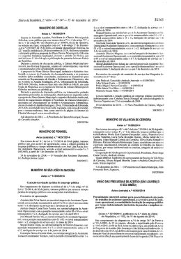 Aviso nº 14356_2014 - Diário da República de 23 dezembro de 2014