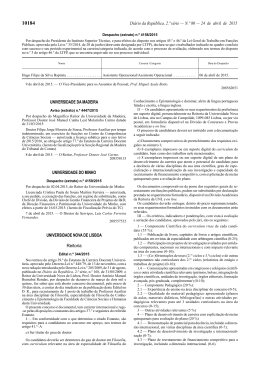 Edital n.º 344/2015 - Faculdade de Ciências Sociais e Humanas