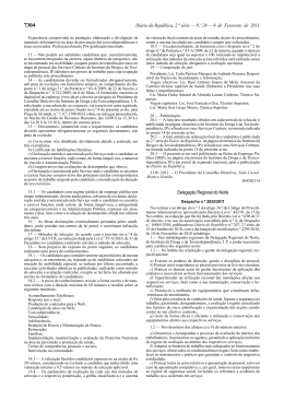 Di&aacute;rio da Rep&uacute;blica, 2.&ordf; s&eacute;rie &mdash; N.&ordm; 28 &mdash; 9 de Fevereiro de