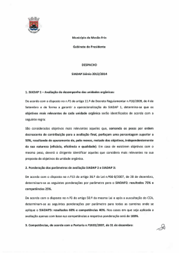 Despacho para o biénio 2013/2014