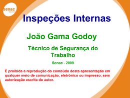 Inspe&ccedil;&otilde;es Internas - Seguran&ccedil;a e Trabalho Online