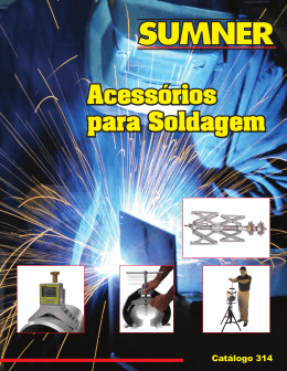 Acess&oacute;rios para Soldagem - Sumner Manufacturing Company Inc.