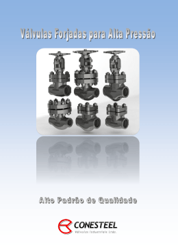 Catálogos de Produtos Conesteel - Conesteel Válvulas Industriais