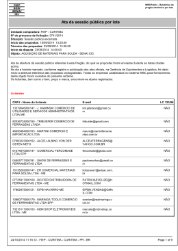 775-14 PE-AQUISI&Ccedil;&Atilde;O DE MATERIAIS PARA SOLDA - SENAI CIC -1-