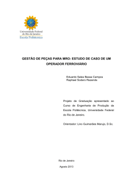 gest&atilde;o de pe&ccedil;as para mro - Poli Monografias