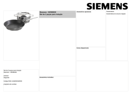 Siemens - HZ390020 Set de 2 pe&ccedil;as para indu&ccedil;&atilde;o