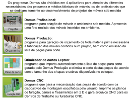 Domus CNC - Curso Mestre Marceneiro