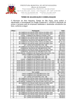 PREFEITURA MUNICIPAL DE ARTUR NOGUEIRA (Ber&ccedil;o da