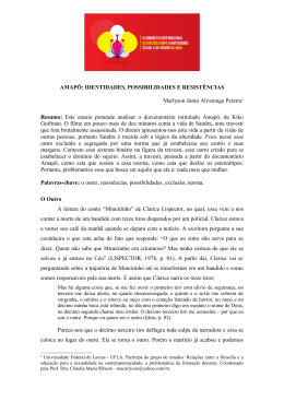 AMAP&Ocirc;: IDENTIDADES, POSSIBILIDADES E